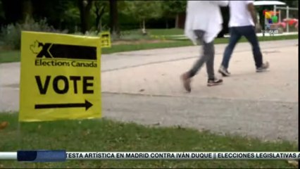 Canadá: Ciudadanos se alistan para participar en elecciones del 20 de septiembre