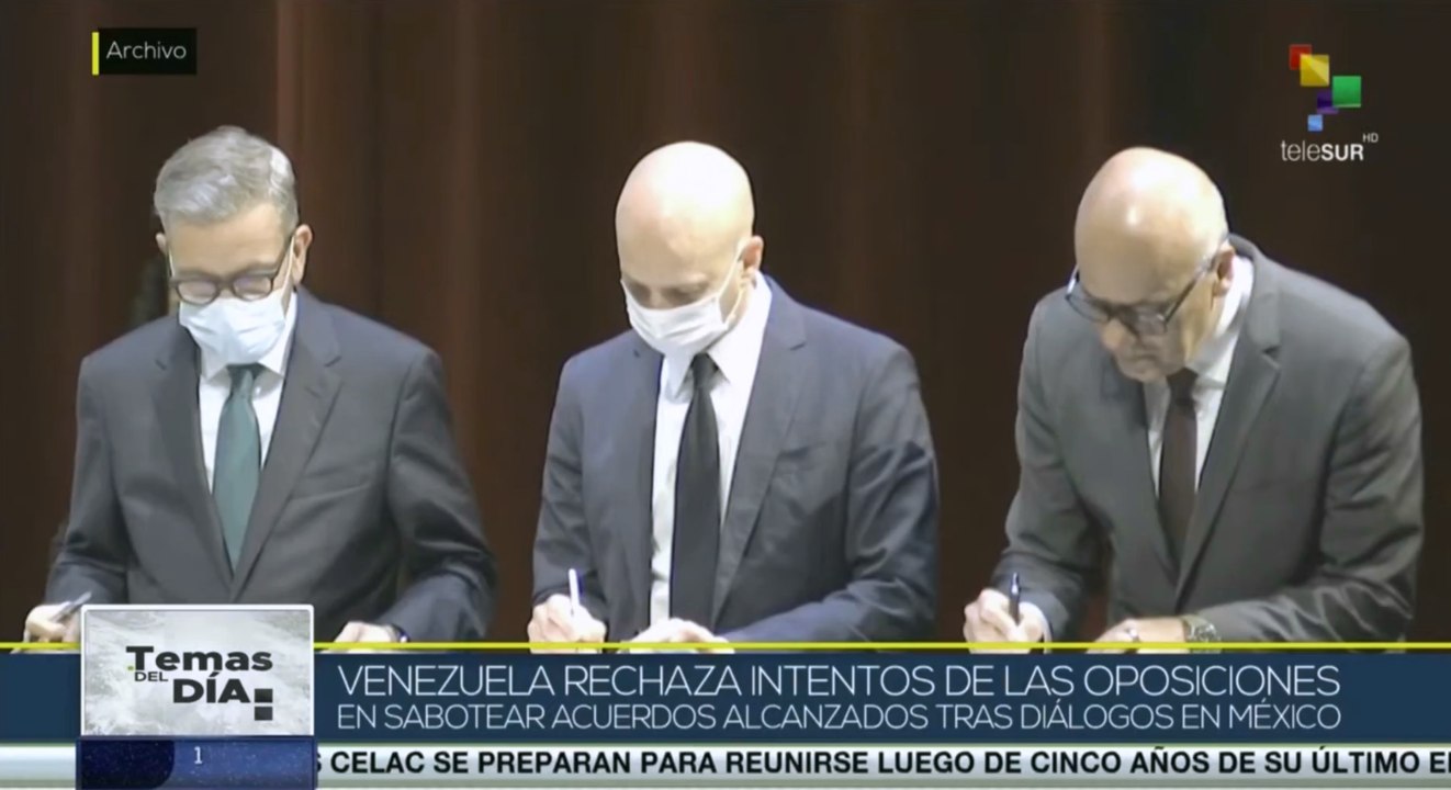 Temas del Día 17-09: Gobierno venezolano rechaza acciones contra acuerdos de Mesa de Diálogos