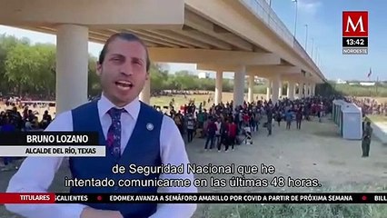 Bruno Lozano, alcalde del Río, Texas, pide apoyo por caravana migrante
