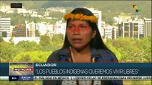 Ecuador: Comunidades indígenas preparan movilizaciones en defensa de sus territorios