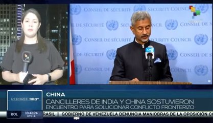 Download Video: Cancilleres de China e India sostienen diálogos para solucionar conflictos fronterizos