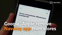 Google, Apple remove Navalny app from stores