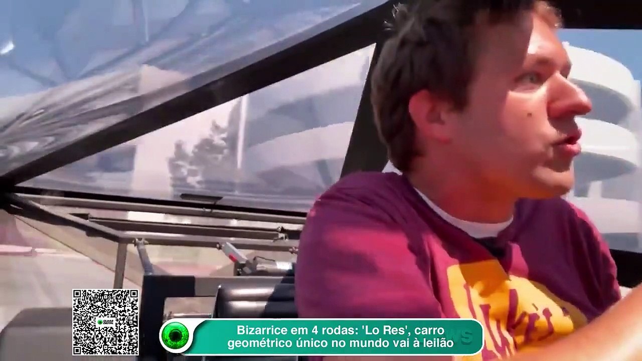 Bizarrice em 4 rodas: 'Lo Res', carro geométrico único no mundo, vai à leilão
