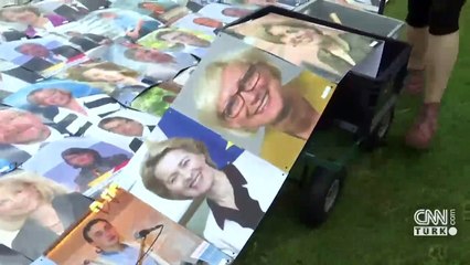 Almanya Parlamentosu önünde mülteci eylemi