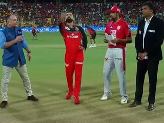 RCB Won The Toss & Opt Field Vs Kings XI