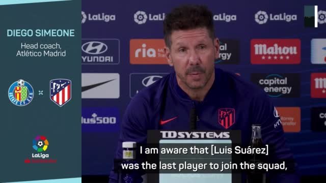 Simeone seeks to explain Suarez's poor form
