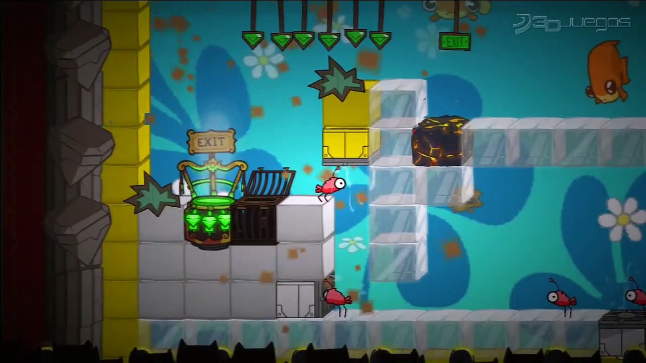 BattleBlock Theater: Gameplay: Caos Contrarreloj