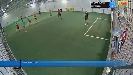 But de Julien (12-6) - FC GRAS DU BIDE Vs SOYEUX FC - 20/09/21 20:00 - LIGUE 3 - Poitiers Game Parc