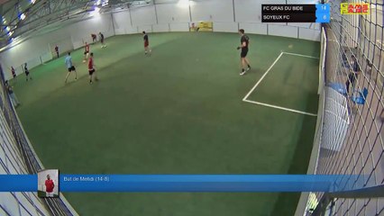 But de Mehdi (14-8) - FC GRAS DU BIDE Vs SOYEUX FC - 20/09/21 20:00 - LIGUE 3 - Poitiers Game Parc