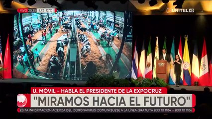 Presidente de la Expocruz pide a Arce buscar un “sano equilibrio” entre el Estado y el mercado