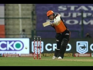 IPL 2020 : SRH 162/4 (20) against DC ...वॉर्नर, बेयरस्टो और विलियम्सन की अच्छी बल्लेबाज़ी