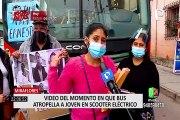 Miraflores: cámara de seguridad muestra como sucedió el atropello de joven que iba en scooter