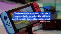 Nintendo Switch Adds Support for Bluetooth Headphones