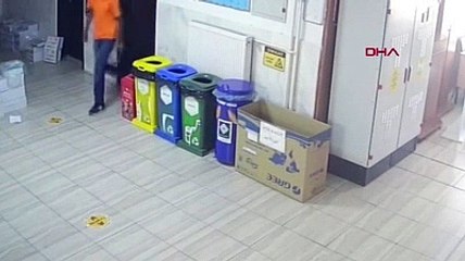 Okulu soyan hırsızlar önce kameraya sonra polise yakalandı