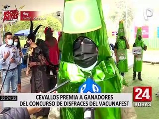 Ministerio de Salud premiará a los ganadores del concurso de disfraces del Vacuna Fest