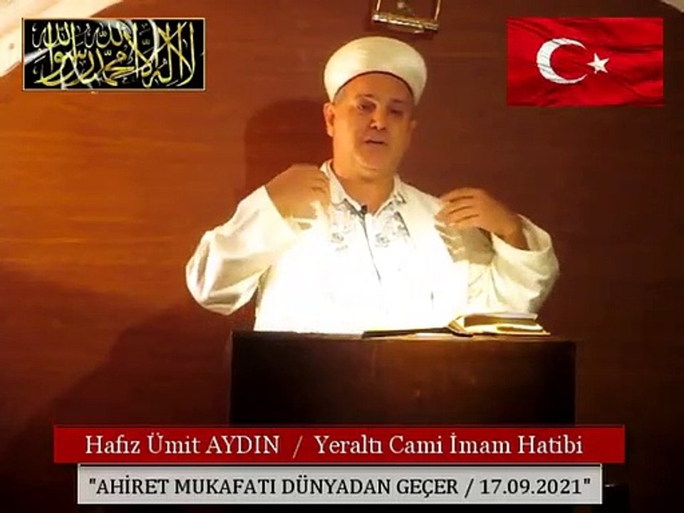 Hafız Ümit AYDIN / AHİRET MÜKAFATI DÜNYADAN GEÇER