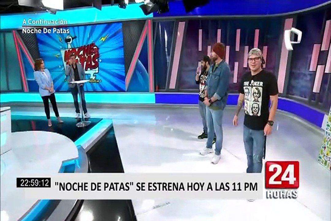 Noche de Patas estrenó programa en Panamericana Televisión