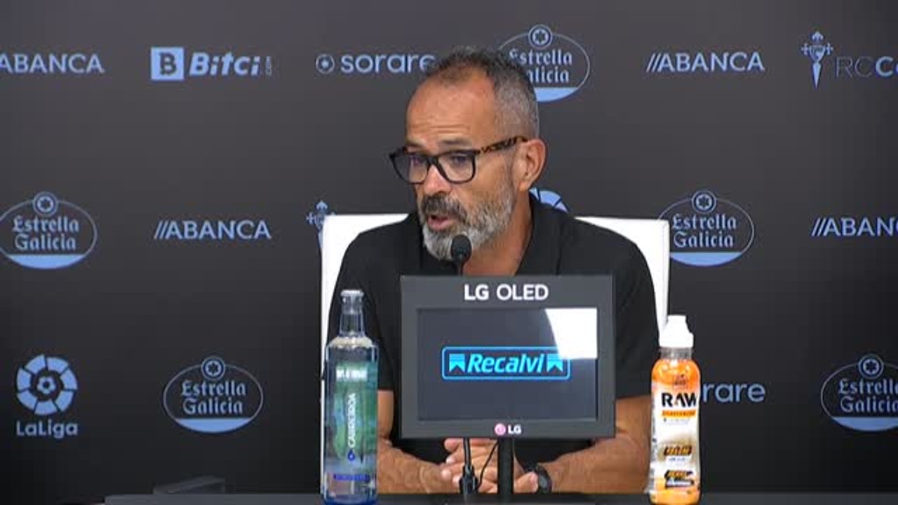 Álvaro Cervera: "El Celta está aquí, porque no han entrado a cambiar ruedas"