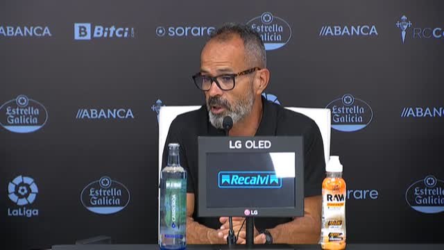 Álvaro Cervera: El Celta está aquí, porque no han entrado a cambiar ruedas
