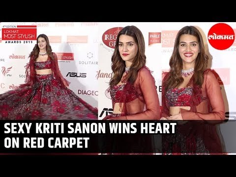 OFFICIAL VIDEO I Kriti Sanon's DAZZLING GOWN wins hearts of many at Lokmat Most Stylish Awards 2019