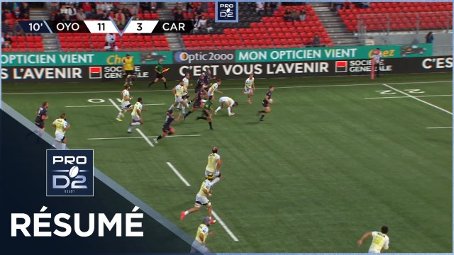 PRO D2 - Résumé Oyonnax Rugby-US Carcassonne: 23-6 - J04 - Saison 2021/2022