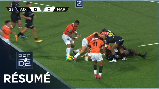 PRO D2 - Résumé Provence Rugby-RC Narbonnais: 15-18 - J04 - Saison 2021/2022