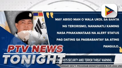 下载视频: PSG on heightened alert for PRRD's security amid terror threat warning | via @melalesmoras