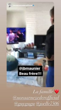 Jean-Baptiste Maunier soutenu par sa belle-soeur Nora Arnezeder sur Instagram.