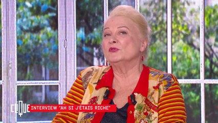 L'interview "Ah si j'étais riche" de Josiane Balasko - Clique - CANAL +