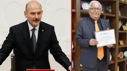 Doğal afetlerdeki yardımlarını unutmadı! Süleyman Soylu'dan CHP'li belediye başkanına teşekkür belgesi