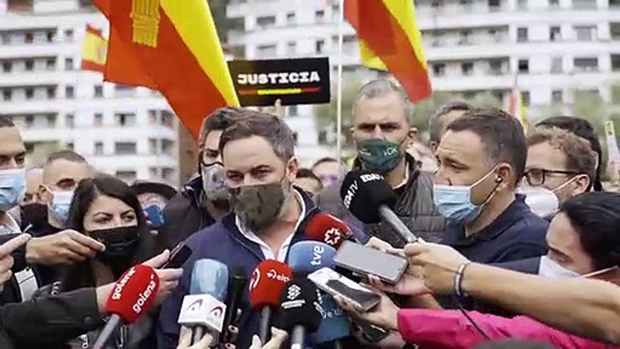 Santiago Abascal, en Mondragón