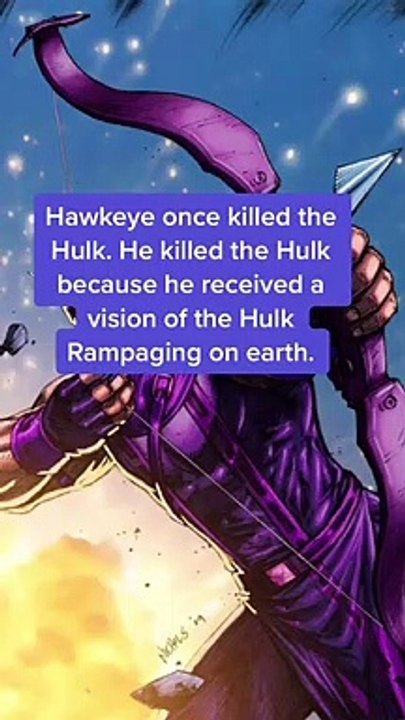 Facts about Hawkeye |  Facts | MCU #shorts