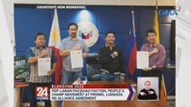 PDP-Laban Pacquiao faction, People's Champ Movement at PROMDI, lumagda ng alliance agreement | 24 Oras Weekend