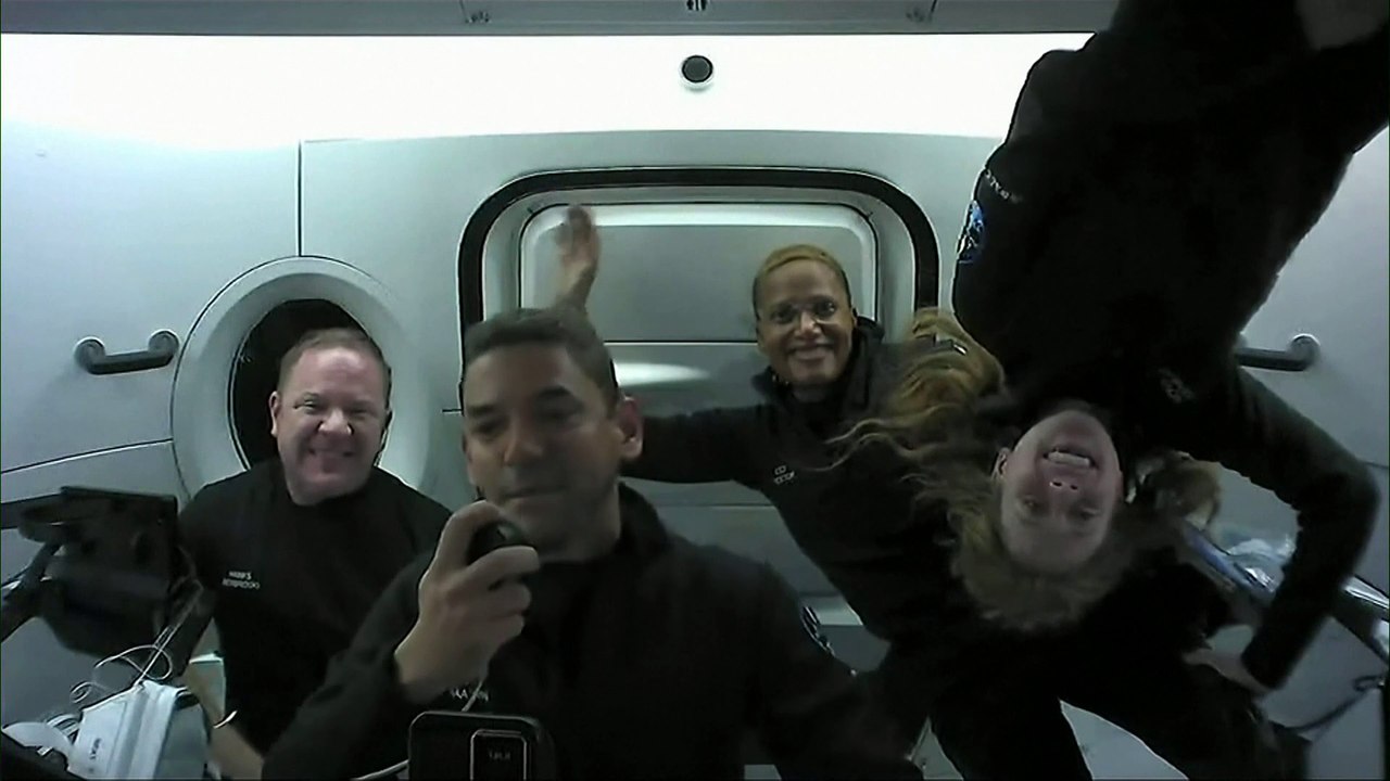 SpaceX: Weltraum-Laien kurz vor dem Abschluss ihrer Mission