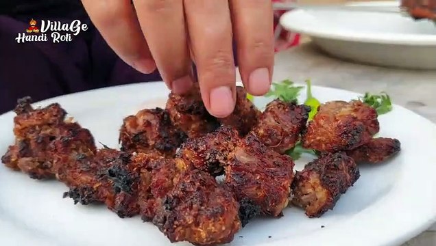 BBQ Payazi Beef Tikka Recipe _ First Time On Dailymotion _ Perfect Tikka Recipe _ Village Handi Roti Cooking
