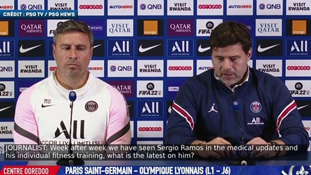 Maurcio Pochettino donne des nouvelles de Sergio Ramos