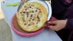 Pizza Recipe _ How to make Pizza without oven _ Malai Boti Pizza Recipe _ Village Handi Roti Cooking