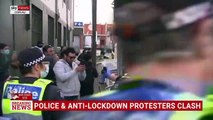 Demonstrations turn violent as anti-lockdown protesters clash with police in Melbourne