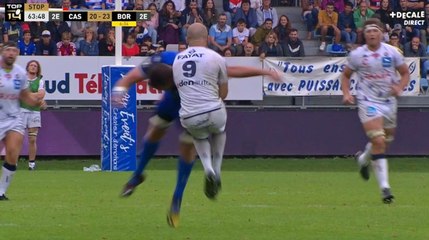 Le dangereux plaquage de Ryno Pieterse sur Maxime Lucu