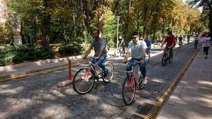 Sağlıklı bir yaşam için pedallar döndü
