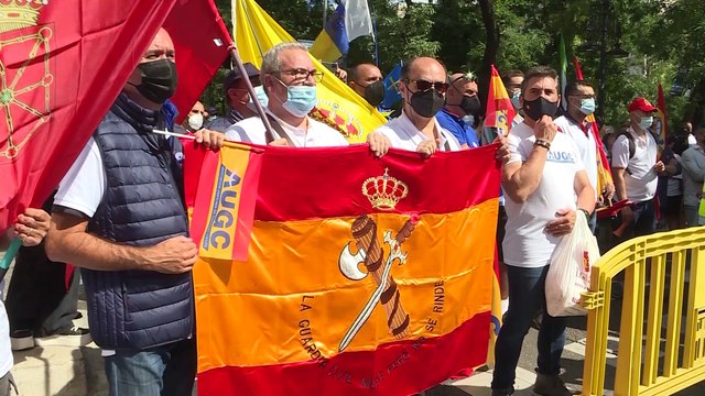 Guardias civiles reclaman igualdad de condiciones con el resto de cuerpos