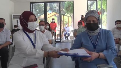 Mersin'de defin tatbikatı yapıldı