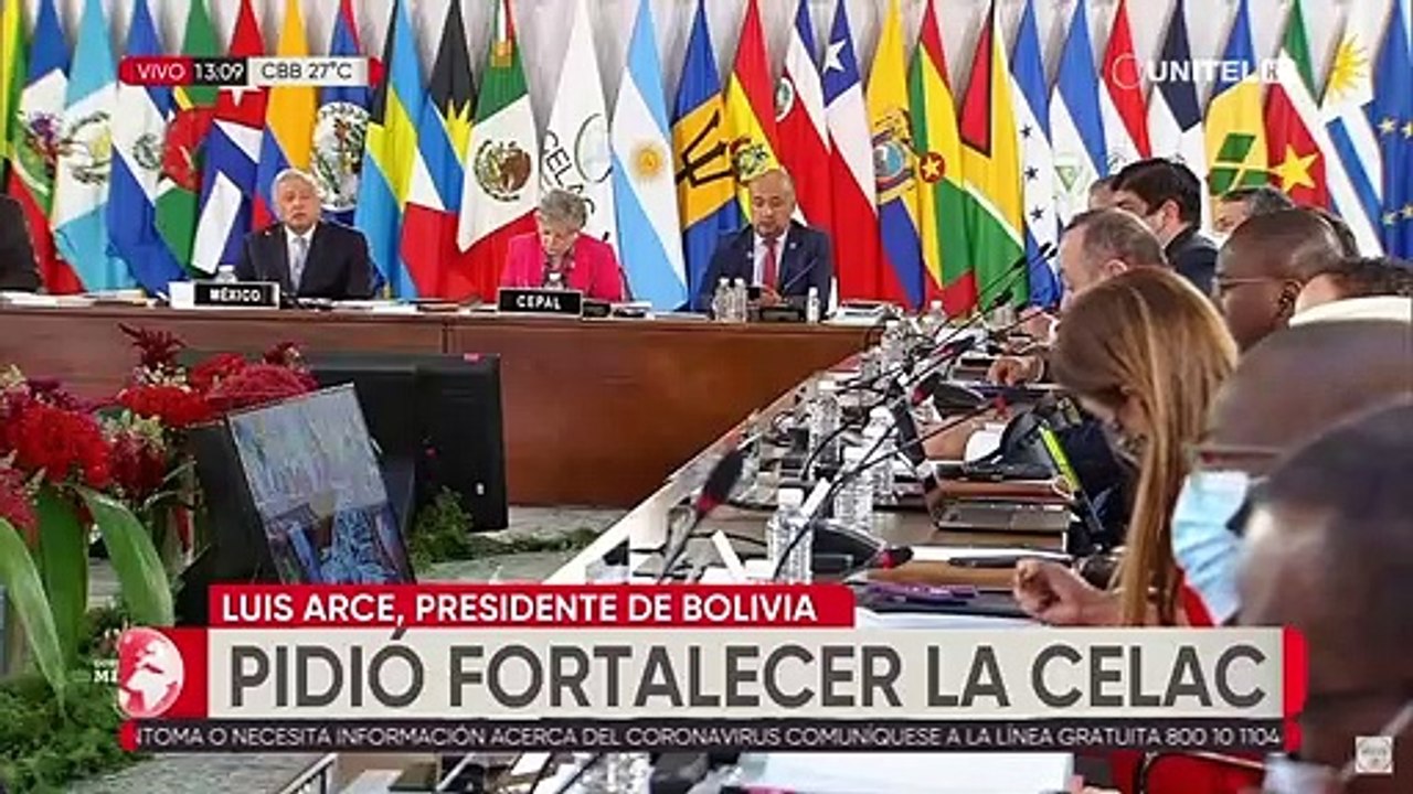 Luis Arce califica de “organismo obsoleto e ineficaz” a la OEA y pide fortalecer la Celac