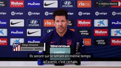Atlético - Simeone : "Joao Felix et Griezmann peuvent jouer ensemble"