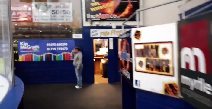 Fife Flyers fans pack ice rink for team's first game in 570 days.