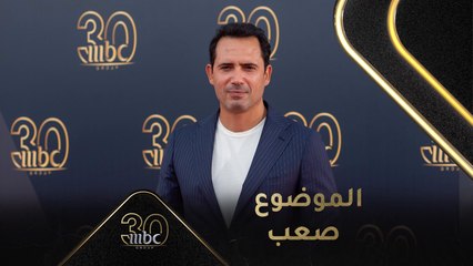 ظافر العابدين يحاول تهدئة نفسه قبل المسابقة