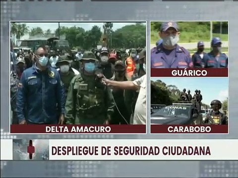 Entérate | Despliegue terrestre y marítimo de 1.500 funcionarios de seguridad en Delta Amacuro