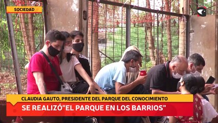 Se realizó el programa "el parque en los barrios"