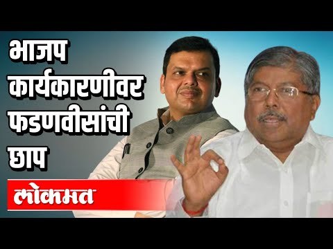 BJP कार्यकारिणीवर फडणवीसांची छाप | Devendra Fadnavis, Chandrakant Patil | BJP Maharashtra