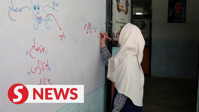 Some Afghan girls return to school, others face anxious wait